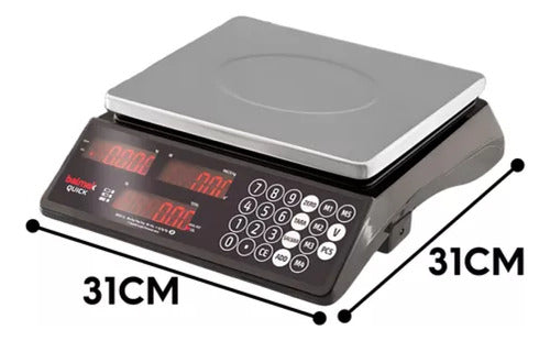 Balança Quick Pesadora E Contadora De Preços E Peças Balmak