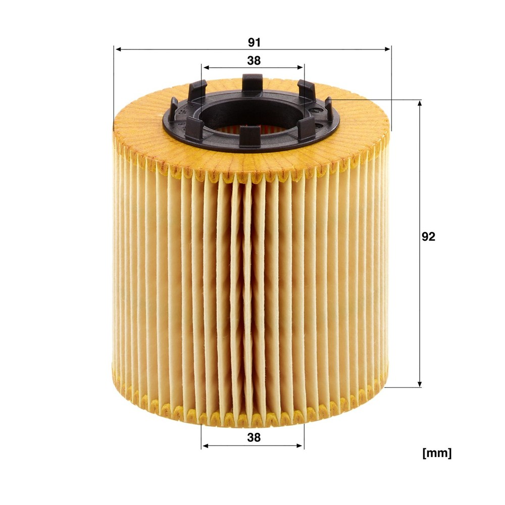 Elemento Filtrante Óleo Lubrificante Mann-filter HU923X Renault Master