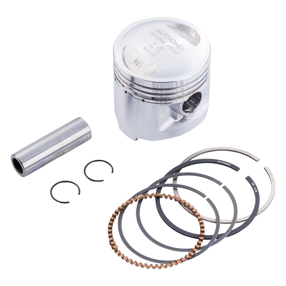 Pistão e Anel Authomix PA71366-25 Honda CG 125/ML 125
