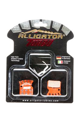 Pastilha de Freio, Semi Metálica, Alligator Turbo, Alumínio, com Aletas para Refrigeração – foto 2