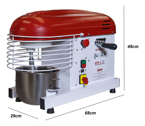 Batedeira Planetária Maná 06 Litros Industrial St 1/4 Cv
