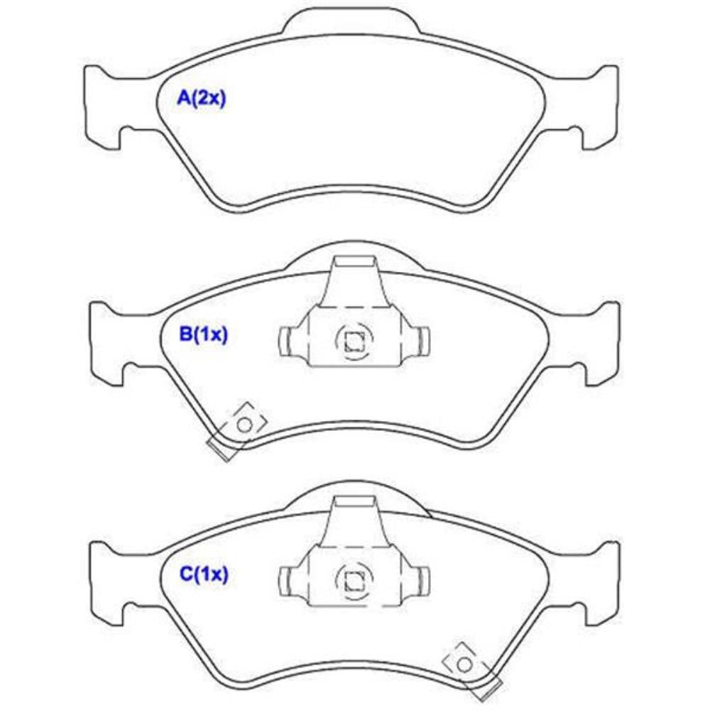 Pastilha de Freio Syl 1254 Honda Fit