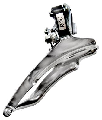 Câmbio Dianteiro, Q30, Index, 28,6mm, Top-pull, para 42/48d, Zincado Roc – foto 1