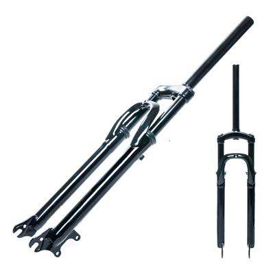 Garfo 29 Mtb Aço Preto com Suspensão 28,6X25,4X250mm para Freio a Disco - Yamada.