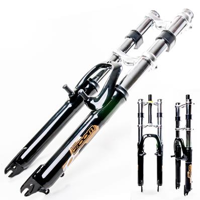 Garfo Downhill 620Dh Aço Preto com Suspensão.