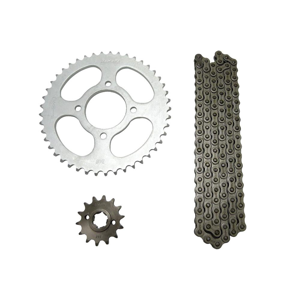 Kit Relação Aço 1045 Nakata TM10515 Dafra Riva 150
