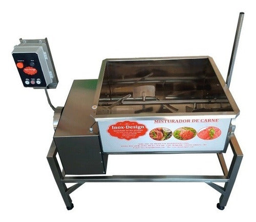 Misturadeira Carne Industrial 140 Litros Misturador Inox 304