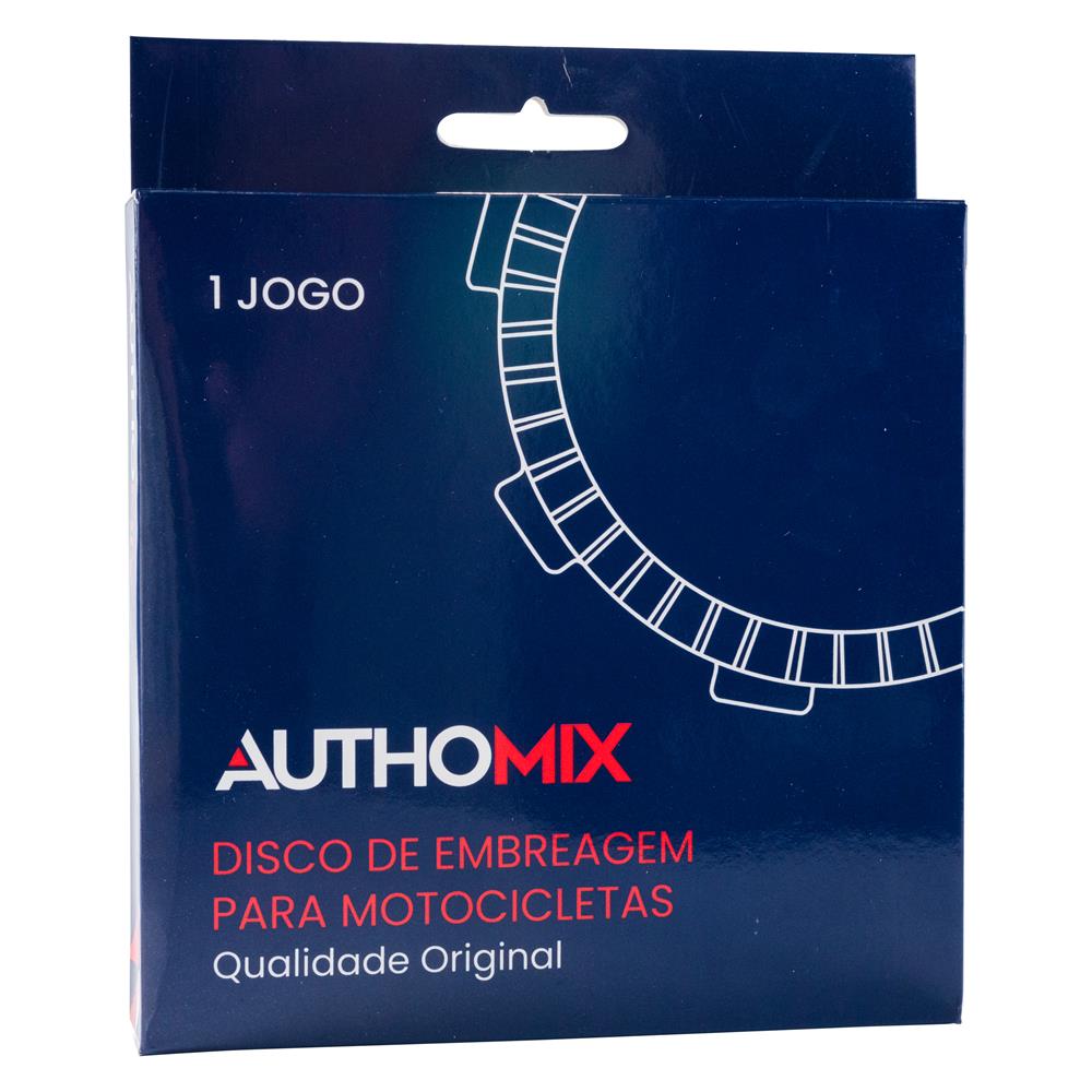 Disco de Embreagem Authomix DE20012 Yamaha XTZ 250 Ténéré/YS 250 Fazer/XTZ Lander 250/FZ25 250 Fazer