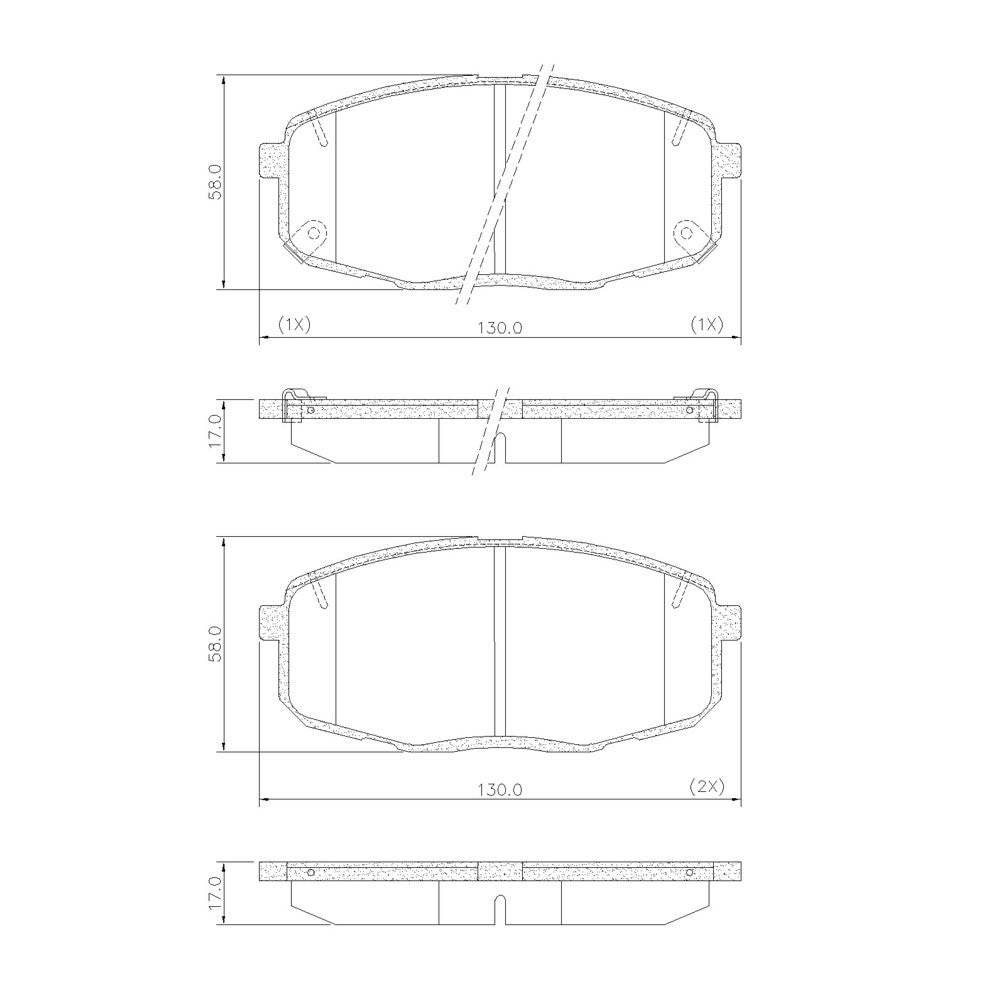 Pastilha de Freio Dianteira Fras-le PD/1524 Kia Cerato, Hyundai Creta