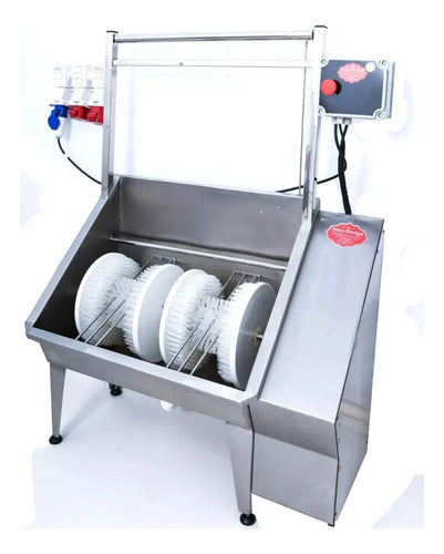 Lavador De Botas Automático Com 2 Escovas Carreteis