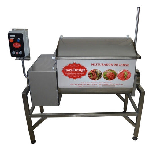 Misturador De Carne Industrial 280 Litros Misturadeira 304