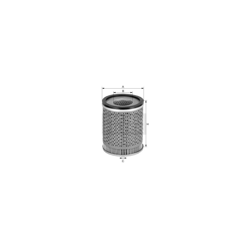 Elemento Filtrante Óleo Lubrificante Mann-filter H1271 Cbt 1105/2080/8060/1065/2105, Mercedes L 608 D/L 610 A/LO 603/LO 608/OH 1517