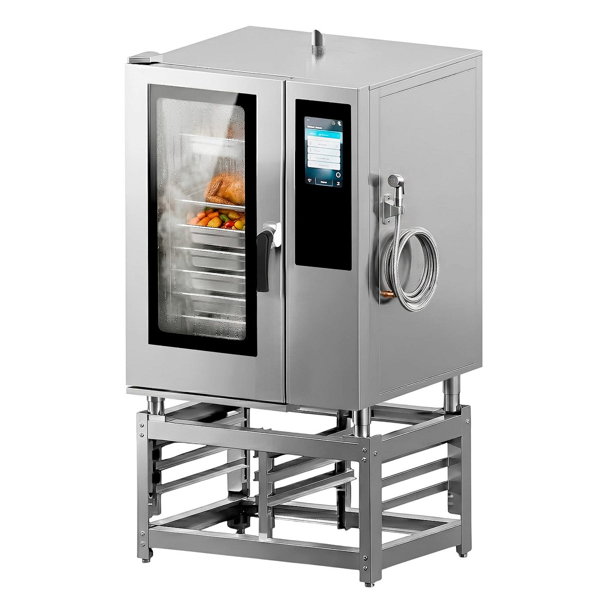 Forno Combinado Saro FTC11 11 GNs Inox Touch Screen Trifásico
