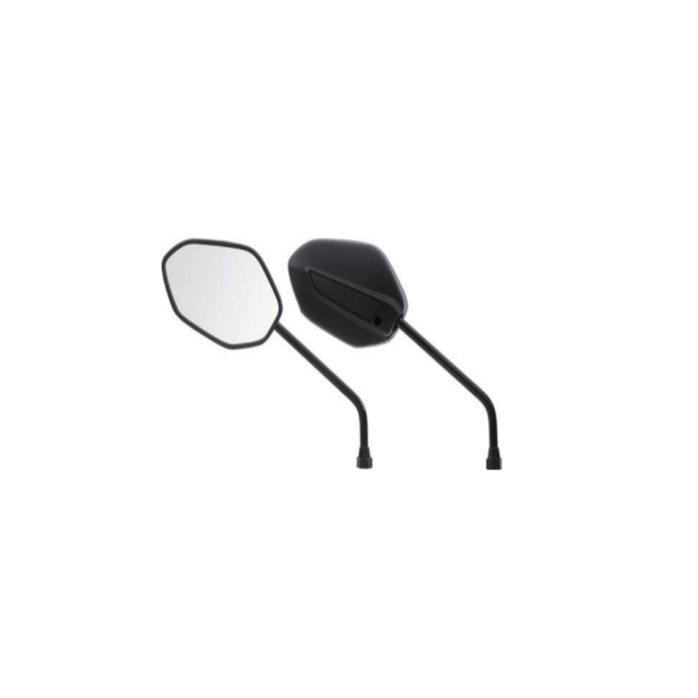 Retrovisor Mini Preto Gvs 4012 Honda CG 160 Cargo/CG 150 Sport/CG 125 Cargo/CG 150 Titan/CG 160 Titan/CG 160 Start/CG 125 Fan/CG 125 ML/CG 150 Cargo