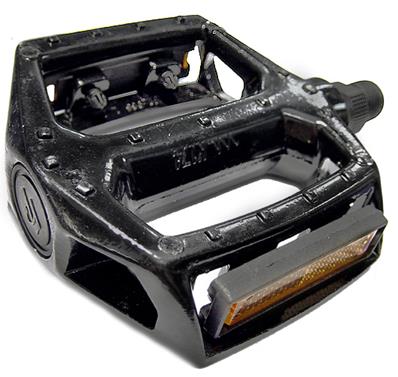 Pedal Free Style, Feimin Fp-965, Alumínio, Preto, Eixo Boro 1/2, Esferas, Refletor, 108x100mm, 439 Gramas Ningbo – Par – foto 1