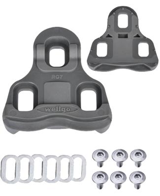 Taquinho, Road, Look Kéo / prime R, Wellgo Rc-7a, Nylon, Flutuação 9, com Parafusos, Cinza – Jogo – foto 1