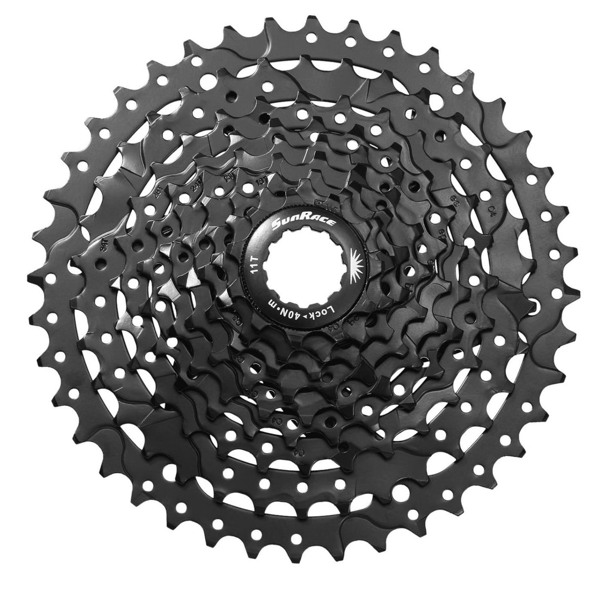 Cassete Sun Race M980 9V 11-42D - Relevante, Atrativo, Original, Simples e Conciso MTB