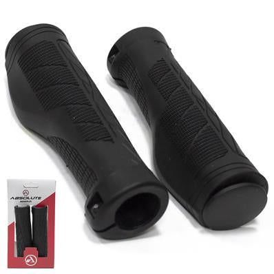 Manopla, Absolute Eg6, borracha, com Trava, 130mm, Preto – Par – foto 1