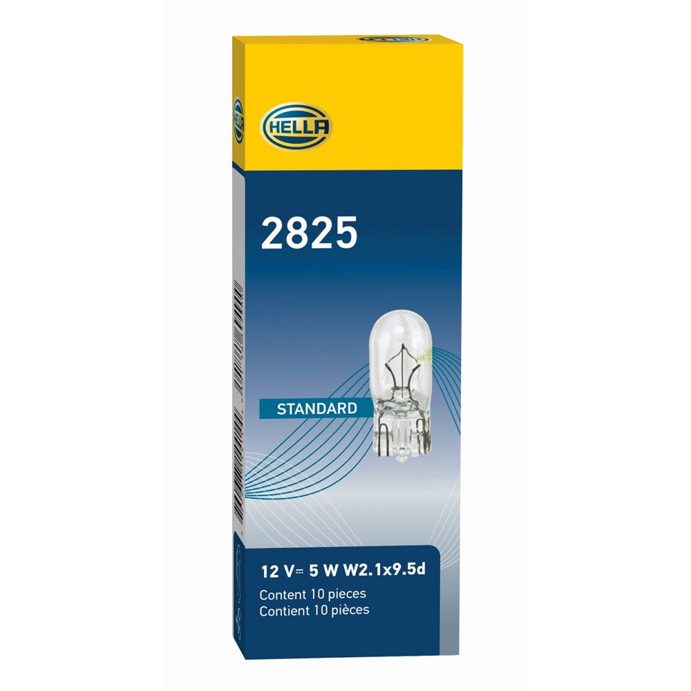Lâmpada T3.25 12v 5w W2.1x9.5d Hella 2825 Caixa com 10 Universal Automovéis e Utilitários Leves