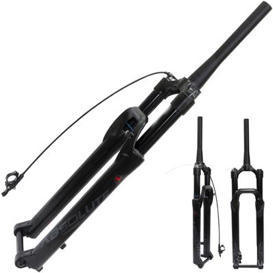 Garfo 29 Absolute Prime Ex Boost, Pto. 120mm, Hastes 34mm, Eixo 15mm x 110mm, Canelas Alumínio, Trava Guidão, Ajuste Ar.