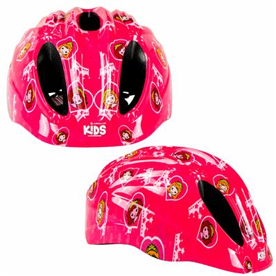 Capacete, Absolute Kids Dance Rosa Princesas, 5 Entradas de AR, Inmold, com Ajuste, para M (48-52cm) – foto 1