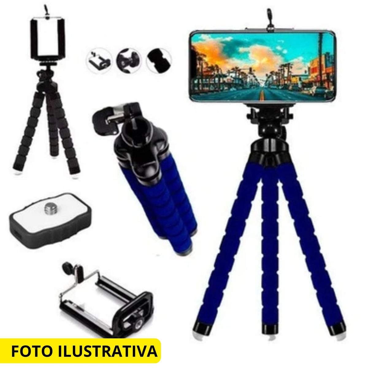 Tripé Mini Suporte Celular Universal Articulado