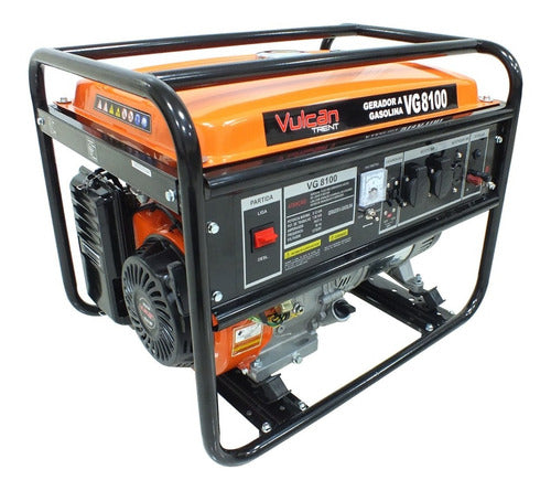 Gerador Gasolina 4t 420cc 15hp 6.5k Biv Manual Vulcan Vg8100