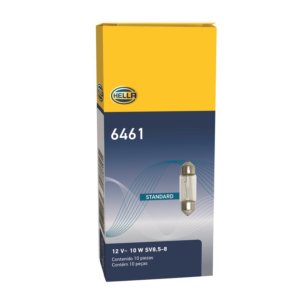 Lâmpada T-3.25 12v 10w Sv8.5-8 Hella 6461 Caixa com 10 Hyundai Tucson