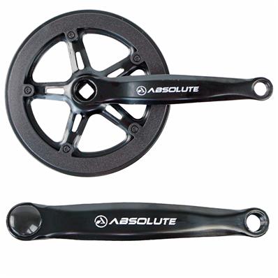 Pedivela, Aço, Absolute, 170mm, 38D Aço, com Protetor, Preto – Jogo – foto 1
