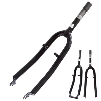 Garfo 26 Mtb Aço Preto com Pivô 25,4mm - BM-105 - Canote 180mm - Rosca 80mm - Importado.