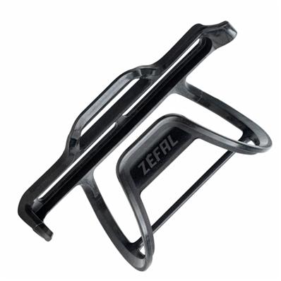 Suporte de Garrafa, Zéfal Pulse S2 Esquerdo, Fibra de Carbono, Encaixe Lateral, Posição Ajustável 52mm, Parafusos Alumínio 7075, Preto – foto 1