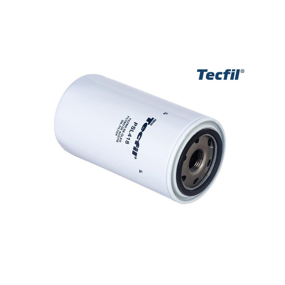 Filtro de Óleo Tecfil PSL418 New Holland TS 100 4X4 Cana/TM 140/TS 90 4X4/TM 165 4X4/TS 100 4X4/TM 135 4X4, Volvo B 58/B 58 Rodoviário