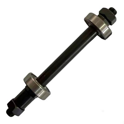 Eixo Usinado Furado, Traseiro 3/8X x 145mm com Espaçador, 2X Rolamentos 6200 2rs, para Cubo Sf-a236 Logan – foto 1