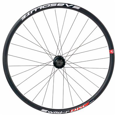 Roda, 700, Alumínio, Absolute Wild R 2 Disc, Hg 8 a 10v, 28f, 19mm Larg Int, 25mm Alt, Cubos Rolam Selados, Eixos T 10, D 9mm, com Bloc – Par – foto 1