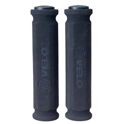 Manopla, Velo Vlg-075-2, Espuma Super Leve, 130mm, com Tampas, Preto – Par – foto 2