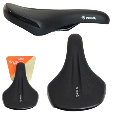 Selim, 248x168mm, Velo Vl-4479, Trilhos Aço, Espuma Alta Densidade, Cobertura Vinil / pvc, Preto, 351g – foto 1