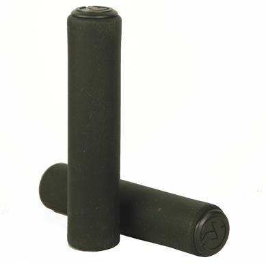 Manopla, Absolute NBR1 XL, Preto, Borracha Nbr Super Leve, 136mm, Preto, 42g, sem Caixa – Par – foto 1