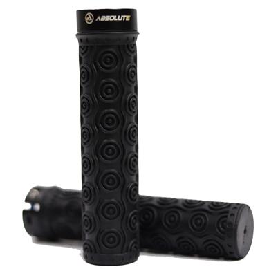 Manopla, Absolute Lg5, Borrcha Macia, com Trava Alumínio, 137mm, Preto – Par – foto 1