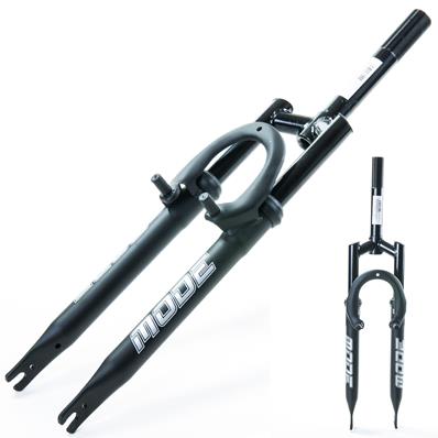 Garfo de 26 Mtb em Aço Preto com Suspensão 25 4Mm