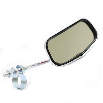 Espelho Retrovisor Cl-104, Aço Cromado Pentagonal com Refletor Olho de Gato, Oem Logan – foto 1