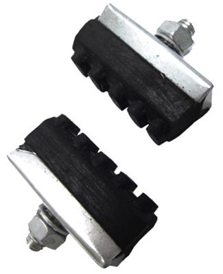 Sapata Freio, Side Pull, 38mm, Preto, com Porca e Arruela Goal – Par – foto 1