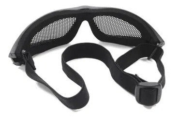 Óculos Proteção Tela De Aço Para Airsoft - Ntk Tático