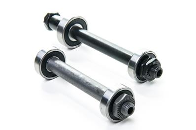 Eixo Usinado Furado, Dianteiro 108mm, 73mm Entre Batente, 2X Rolamento 6000 2rs, Traseiro 145mm com Espac, 77mm Entre Batente – Par – foto 4