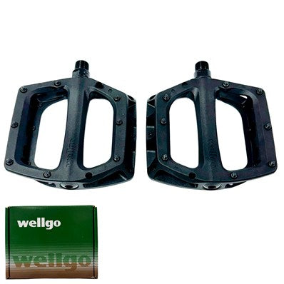 Pedal, Plataforma, Wellgo B335dug, Corpo Plástico, Eixo 9/16 Boron, Buchas DU, Pinos Removíveis, para Trail / enduro / downhill / bmx – foto 1