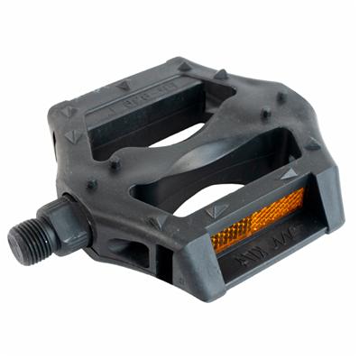 Pedal Free Style, Feimin Fp-836, Plástico, Preto, Eixo Boro 9/16, Esferas, Refletor, 110,5x97,5mm, 364 Gramas Ningbo – Par – foto 1