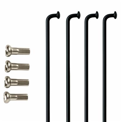 Raio Inox Preto, com Niple, 2,0 x 280mm J – foto 1