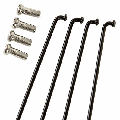 Raio Inox Preto, com Niple, 2,0 x 285mm J – foto 1