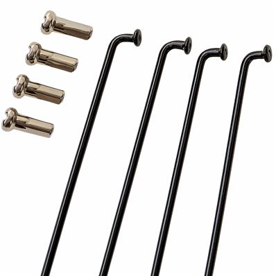 Raio Inox Preto, com Niple, 2,0 x 290mm J – foto 1