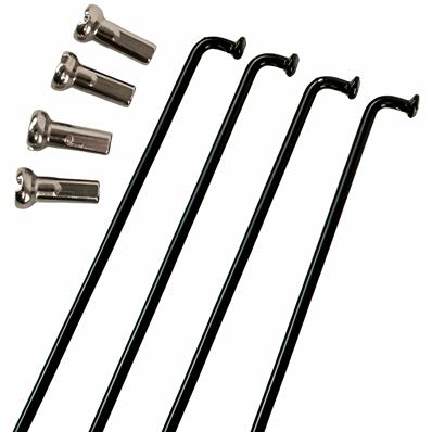 Raio Inox Preto, com Niple, 2,0 x 300mm J – foto 1