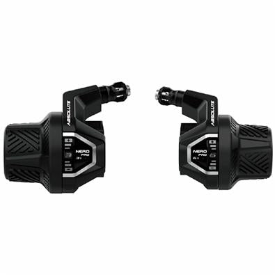 Alavanca, Grip-shift 3x6v, Absolute Nero Pro, Index, Nylon, com Cabos, com Display, Compatível Shimano, Preto, sem Caixa – Par – foto 1